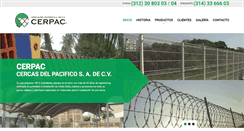 Desktop Screenshot of cerpac.com.mx